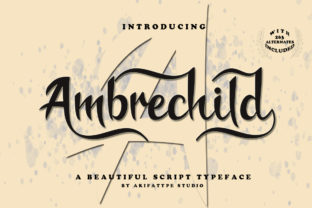 Ambrechild Script Font: A Playful Yet Elegant Branding Choice