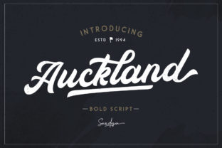 Auckland Script Font: A Bold Choice for Brand Identity