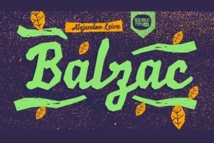 Balzac Font: A Rough Script for Authentic Branding