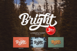 Bright Script Font: A Layered Typeface for Campaign Visuals