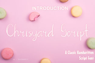 Chrisyard Script Font: Elevating Campaign Visuals