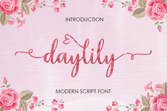 Daylily Script Font for Handmade Labels and Invites