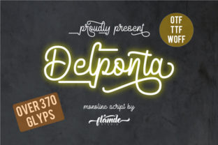 Delponta Script Font: Elevating Campaign Visuals
