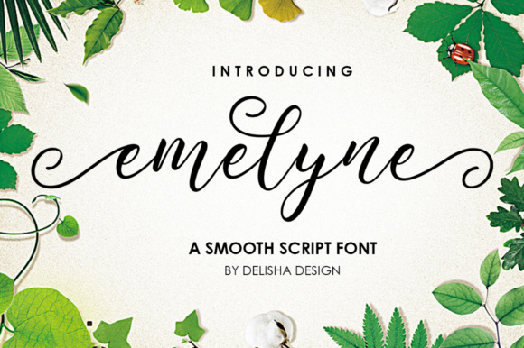 Emelyne Script Font for Modern Editorial Design