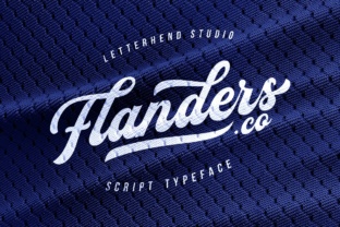 Flanders Script Font for Bold Editorial Design