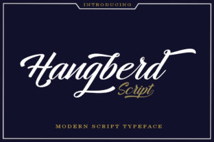 Hangberd Script Font Review for Web Design