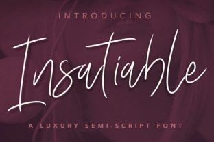 Insatiable Script Font: An Editorial Design Review