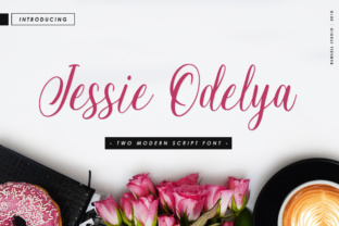 Jessie Odelya: A Modern Script Font for Editorial Design