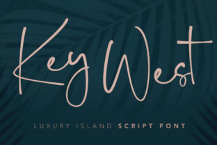 Key West Script Font for Editorial Design