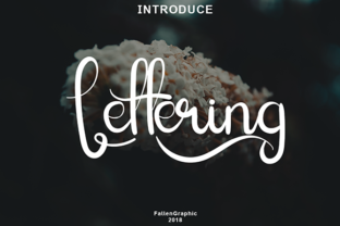 Lettering Script Font for Small Business Branding