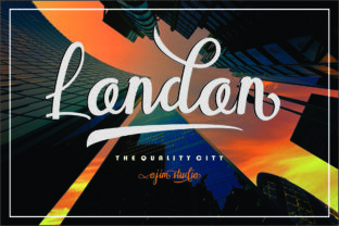London Script Font: Handcrafted Charm for Makers
