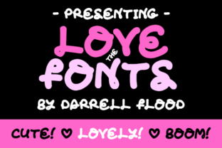 Love the Fonts: A Playful Typeface for Handmade Labels