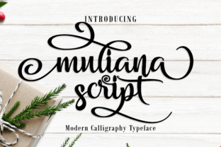 Muliana Script Font: Elevating Campaign Visuals
