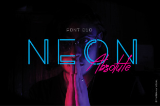 Neon Absolute Duo: A Retro Font for Modern Web Design