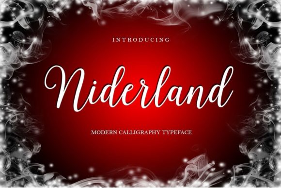 Niderland Script Font for Modern Brand Design
