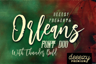 Orleans Script Font Duo for Editorial Design