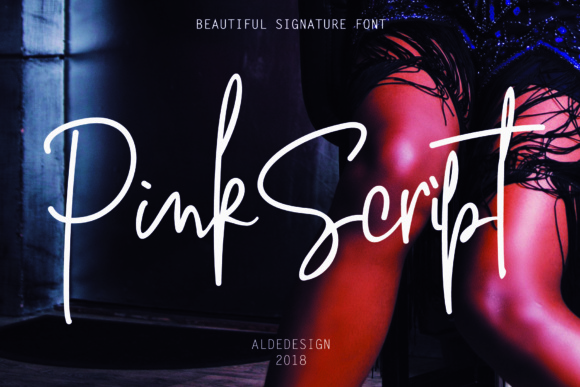 Pink Script Font: Elevating Editorial Design