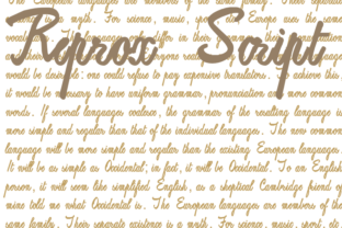 Reprox Script Font: Bold Handwritten Type for Editorial Design