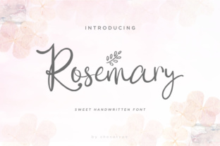 Rosemary Script Font: A Handmade Typeface for Editorial Design