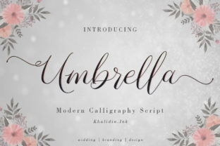 Umbrella Script Font Review for Campaign Design