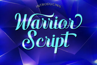 Warrior Script Font for Elegant Handmade Labels